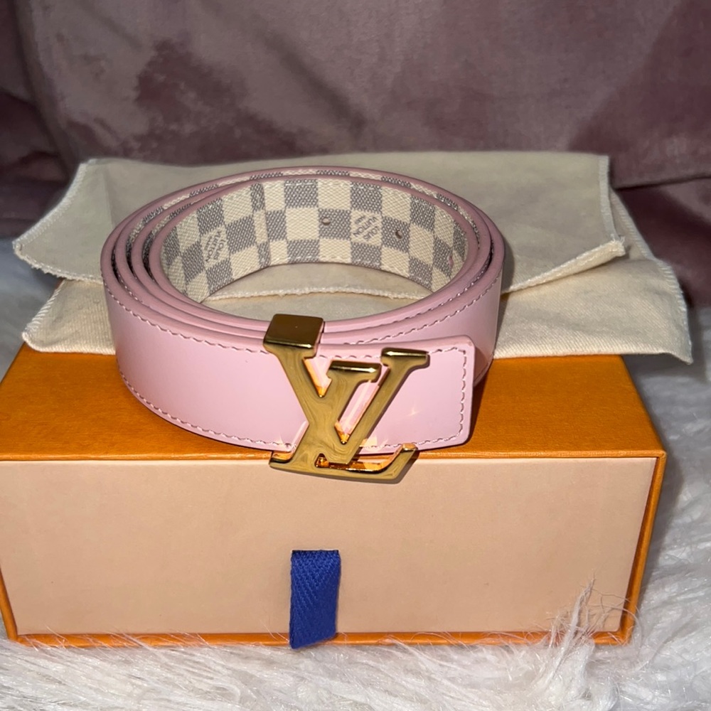 LV INITIALES 30MM REVERSIBLE BELT